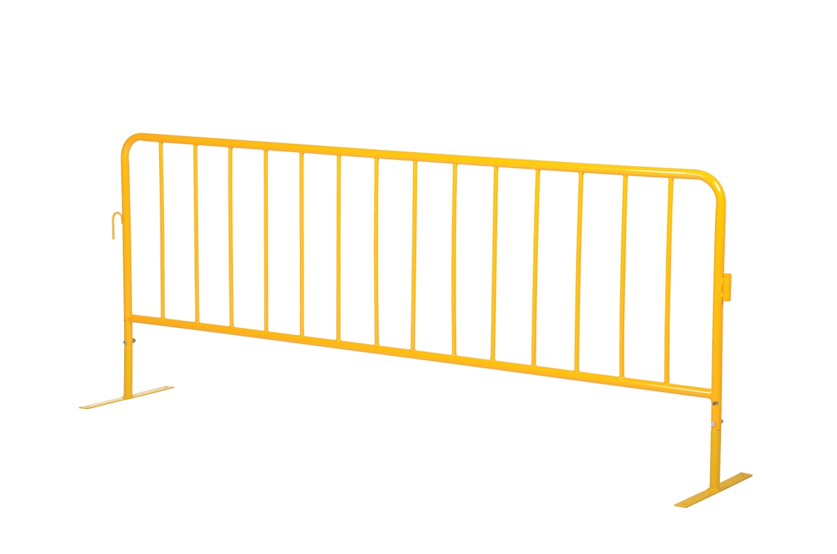 PRAIL-102-Y-FF Yellow Barrier with Flat Feet