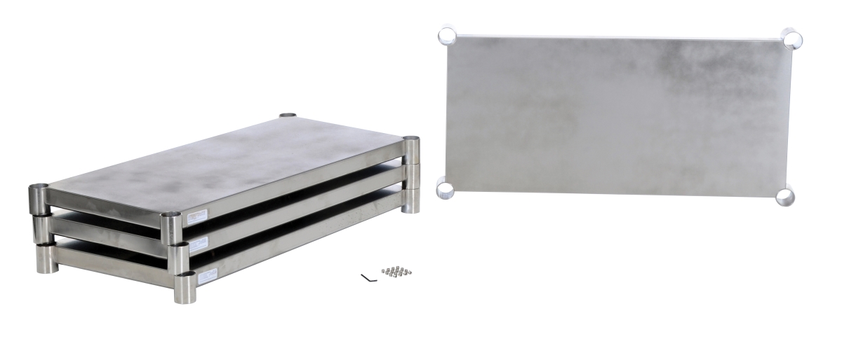 36 x 18 in. Stainless Steel Shelving Kit