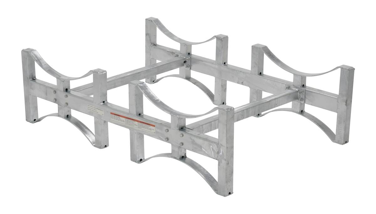 DRUM-RACK-2-G 55 gal Galvanized Stackable 2 Drum Rack