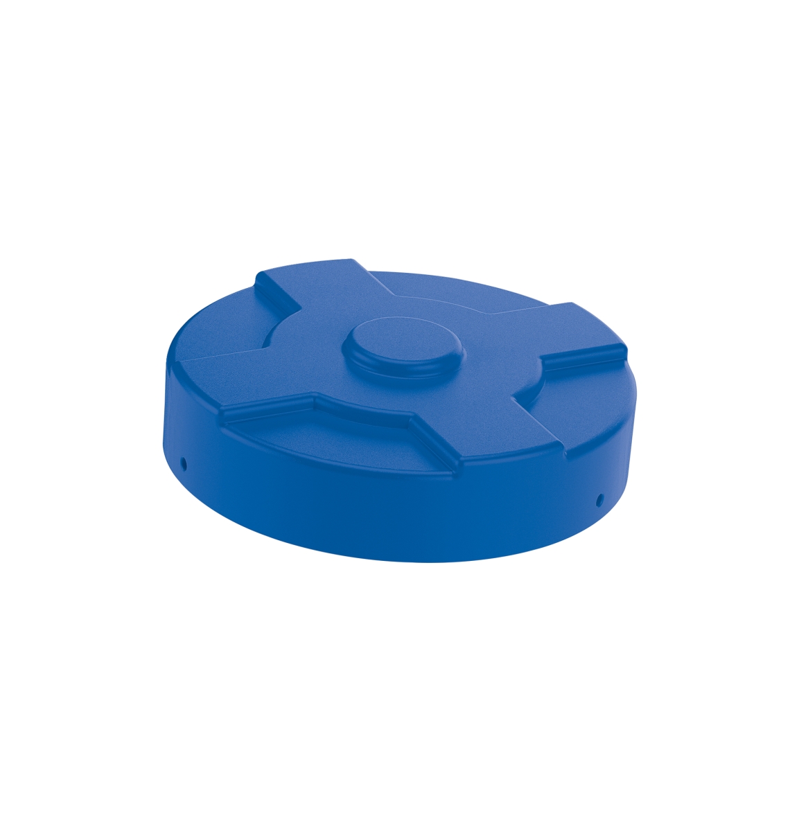 DC-P-30-CANF-BK 30 gal Drum Recycling Lid with Flaps - Black