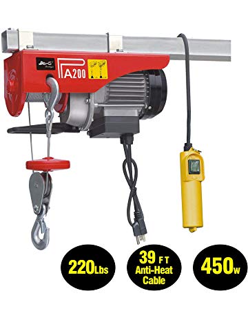 EMH-10 1000 lbs Electric Mini Hanging Cable Hoist