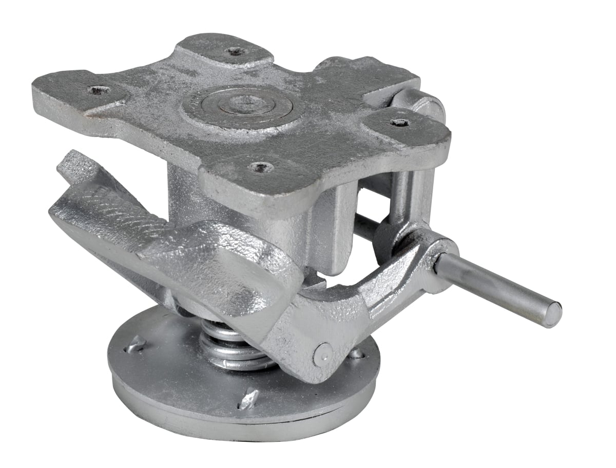Top Mount Floor Lock 5 5/8 in Mounting Height 4 1/2in Retracted Height