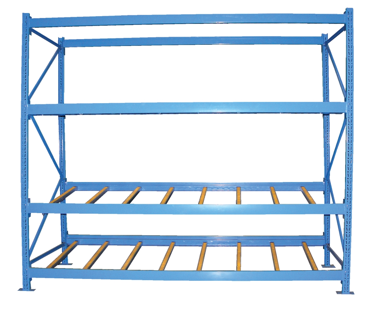 48 in. Carton 3 Flow Levels Rack