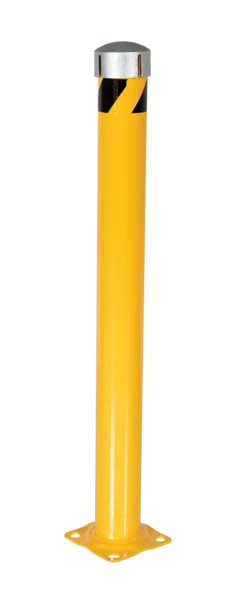 48 x 4.5 in. Steel Pipe Bollard with Slot & Sleeve Cap