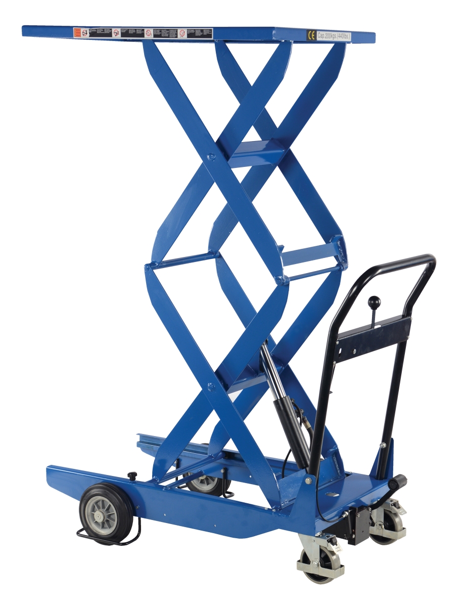 23.6 x 35.4 in. 400 lbs Double Scissor Cart