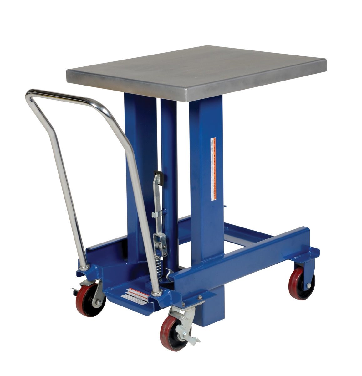 36 in. Ergo Manual Chrome Platform Table