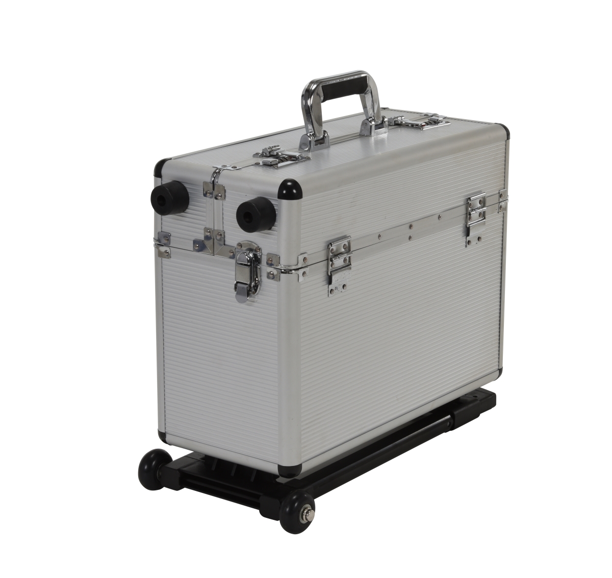 Aluminum Frame Case with Trolley, 19 x 10 x 14 in.