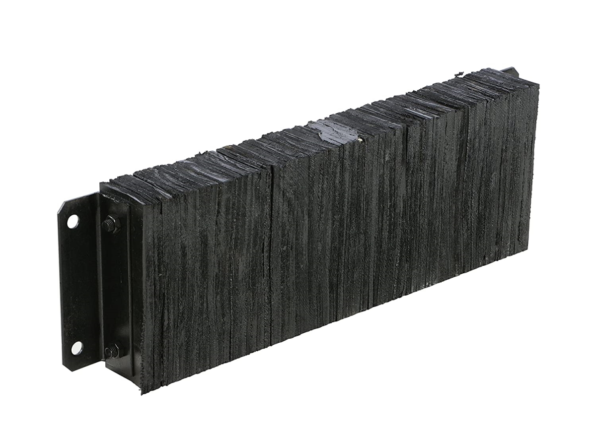 1236-4.5 12 x 36 x 4.5 in. Rubber Horizontal Laminated Dock Bumper