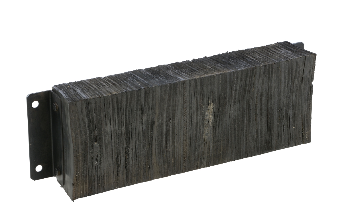 1236-6 12 x 36 x 6 in. Rubber Horizontal Laminated Dock Bumper
