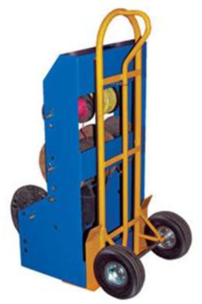WIRE-D-SHD-PN Hand Truck with Pneumatic Wheels for Wire Reel Caddy