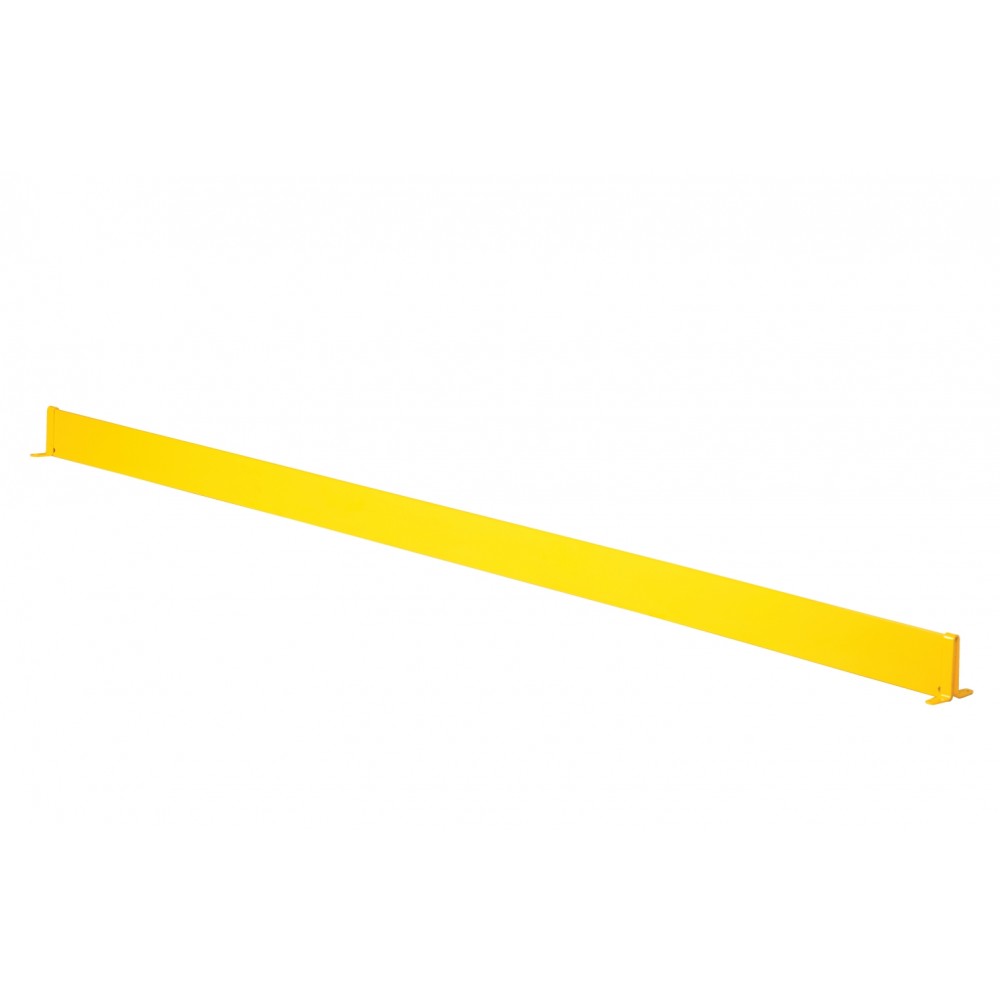 Square Safety Handrail with Toe Board - Yellow - 91 x 4 in. - Durable Design
