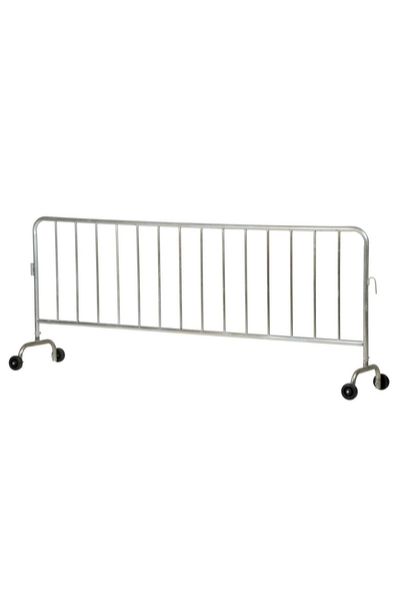 PRAIL-102-G-WW Galvanized Barrier with 2 Wheels
