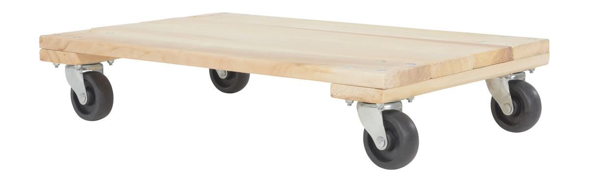 HDOS-1624-9-E 16 x 24 in. Economy Solid Hardwood Dolly - 0.9K lbs
