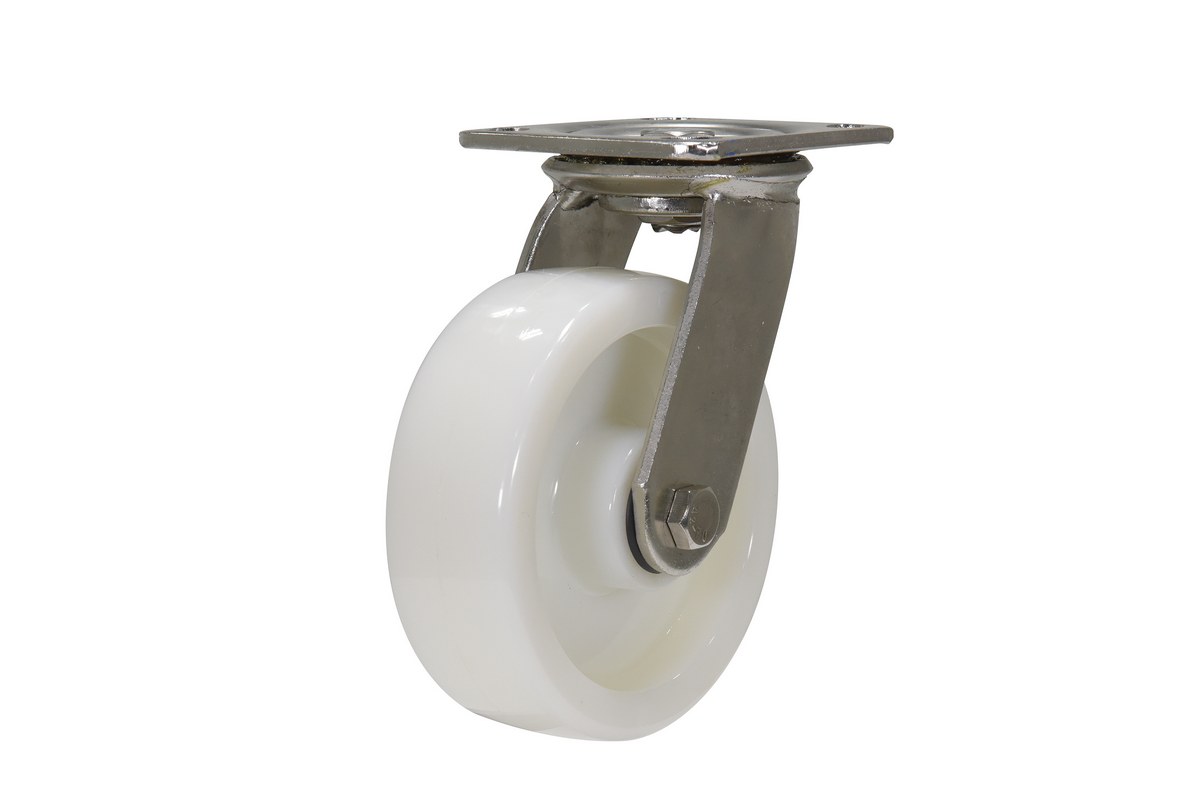CST-BSS-6X2NY-S 6 x 2 in. Nylon & Stainless Steel Swivel Caster