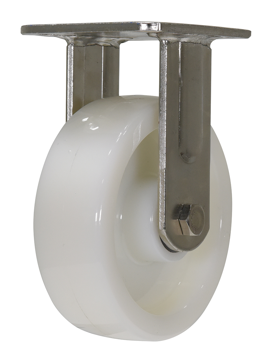 CST-BSS-6X2NY-R 6 x 2 in. Nylon & Stainless Steel Rigid Caster