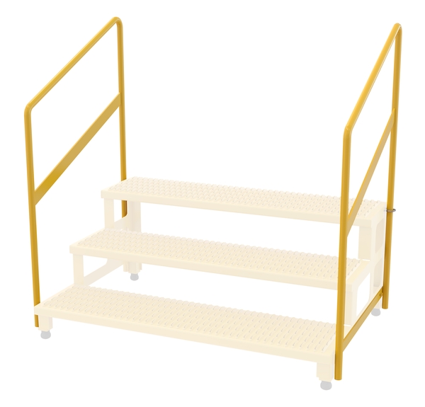 ASP-3-HR Hand Rail Kit for 3 Step ASP Models - Yellow