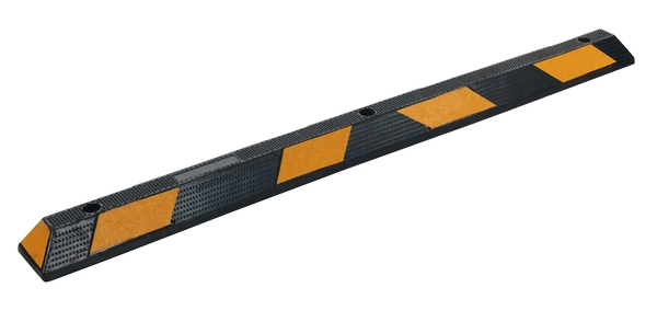 CS-33-BL-4 47.25 x 5.75 x 4 in. Recycled Rubber Car Stop - Black