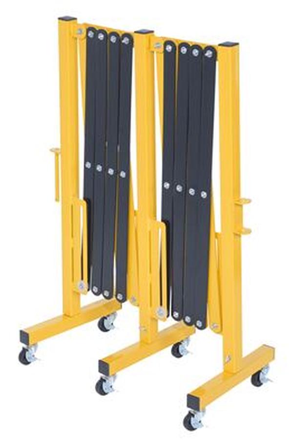 EXGATE-30-192 192 in. Steel Expand A Gate - Black & Yellow