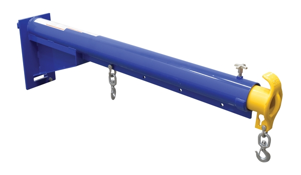 Picture of Vestil LM-CM2-EBT-4 Steel Carriage Mount Lift Master Boom with Class II - Blue & Yellow - 1000 lbs
