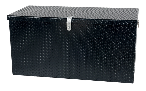 Picture of Vestil STTB-2460 24 x 60 in. Steel Tread Plate Toolbox - Black