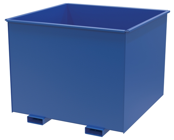 Picture of Vestil R-250-HD-BL 6000 lbs 2.5 cu. Yard Steel Rotating Heavy Duty Box Hopper - Blue