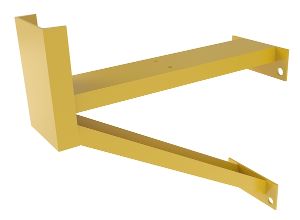 SGP-30 30 in. Steel Dock Shelter Post Guard - Yellow -  Vestil