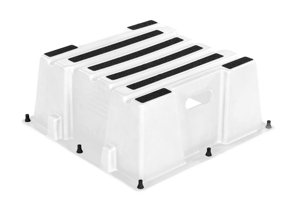 SPN-1-WT 1-Step Marine Step Poly Nestable - White