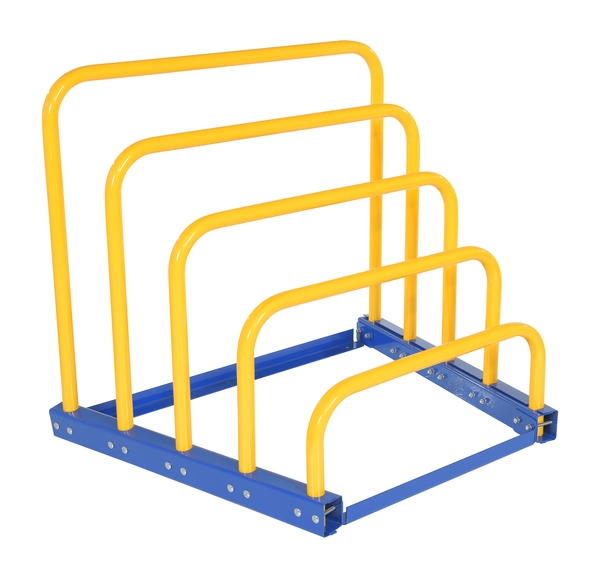 Picture of Vestil VHSR-4BA-KD 1500 lbs Steel Variable Height Sheet Rack Knock Down - Blue
