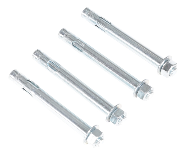 Picture of Vestil AS-346-4PK 0.75 x 6 in. Steel Concrete Sleeve Anchor Bolts - Silver - Pack of 4