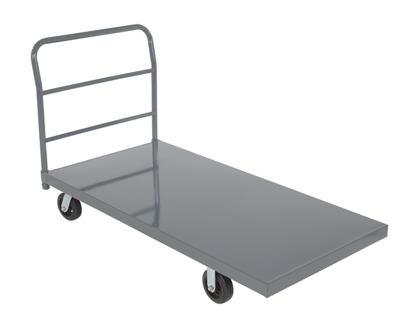ECSPT-3060 2000 lbs 30 x 60 in. Steel Smooth Deck Platform Truck - Gray