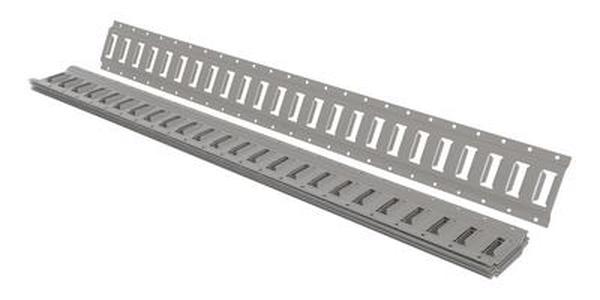 E-TRK-4-GY-6PK 4 ft. Steel E-Track - Gray - Pack of 6
