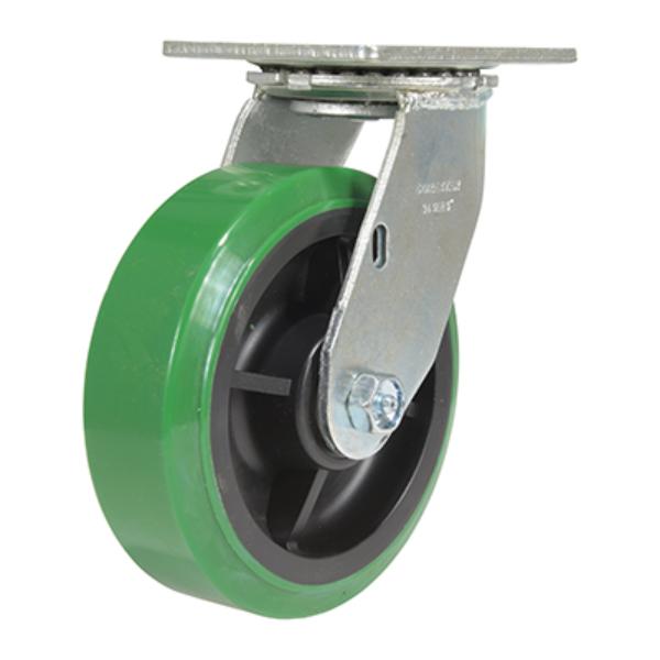 Picture of Vestil H-CK3-C12C Casters for H-Series Hoppers&#44; Green - 2700 lbs