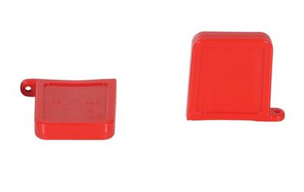 FPU-TN-45-M-RD 5.62 x 0.75 in. Thin Polyurethane Magnetic Fork Tip Protector - Red