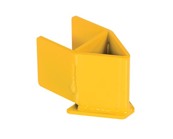 Picture of Vestil LBLK-G3-V4-YL 7 x 5 x 5 in. Steel Upright Rack Guard&#44; Yellow