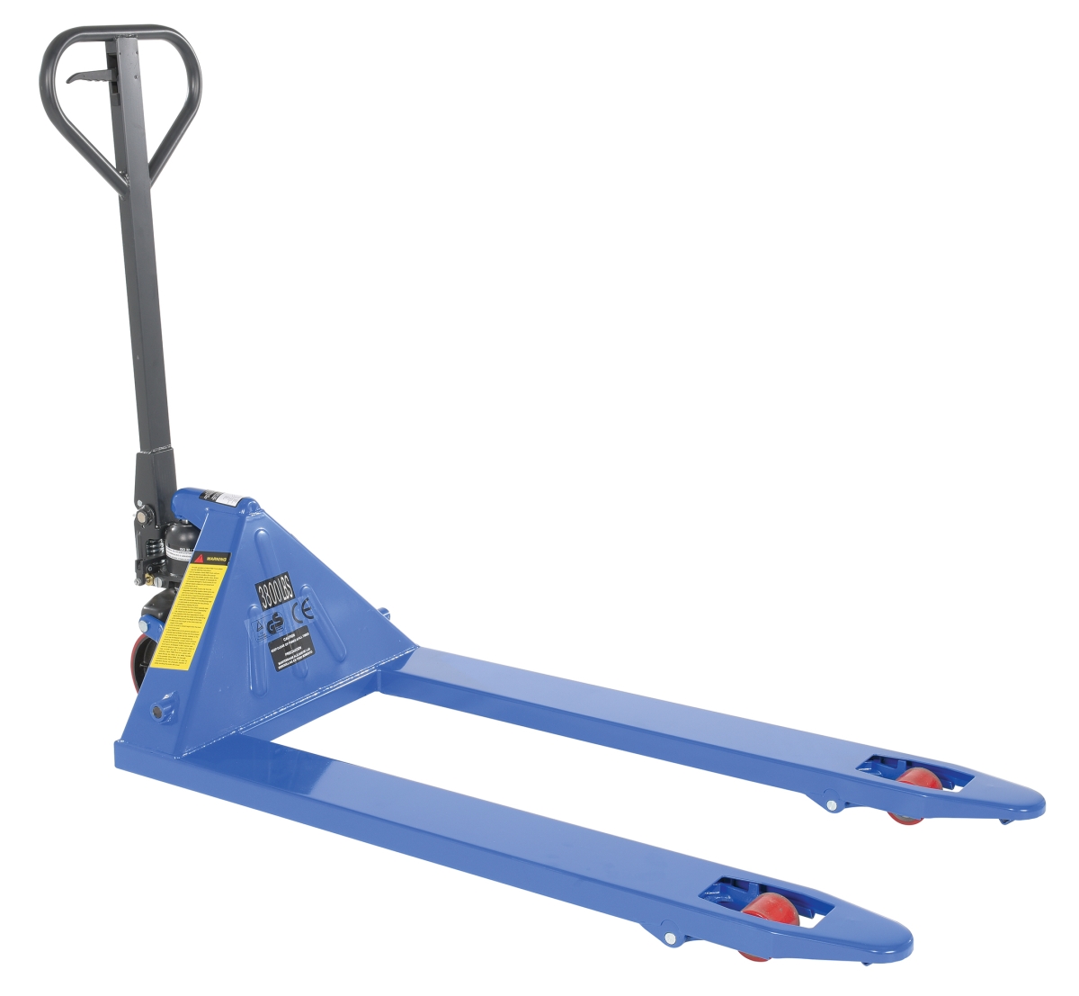 Picture of Vestil PM4-2748-6PKG 64 x 27 x 48 in. & 4000 lbs Steel Economy Hand Pallet Truck&#44; Blue - Pack of 6