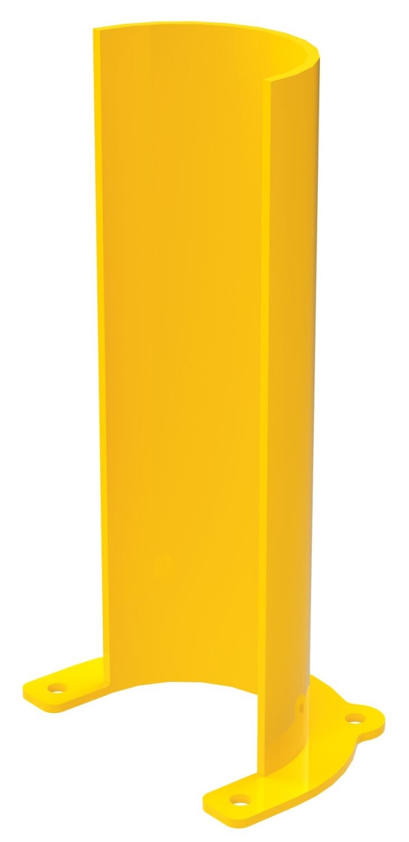 Picture of Vestil RRG-18-6-YL 18 x 9.25 x 6.5 in. Steel Rounded Rack Guard&#44; Yellow