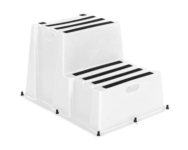 SPN-2-WT Marine Step Poly Nestable with 2-Step - White