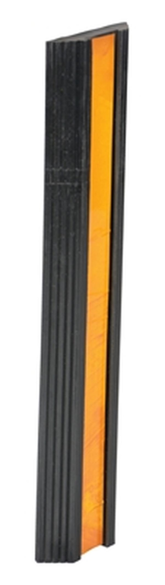 Cable Protector, 1-1/4 in H, 24 in L, 5-1/2 in W, Rubber, Black