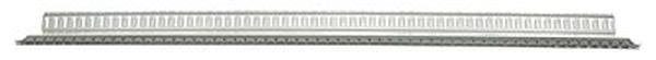 10 ft. Steel Zinc Plated E-Track - Gray - Pack of 4 - Heavy-Duty Cargo Support