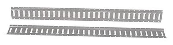 E-TRK-5-GY-2PK 5 ft. Steel E-Track - Gray - Pack of 2