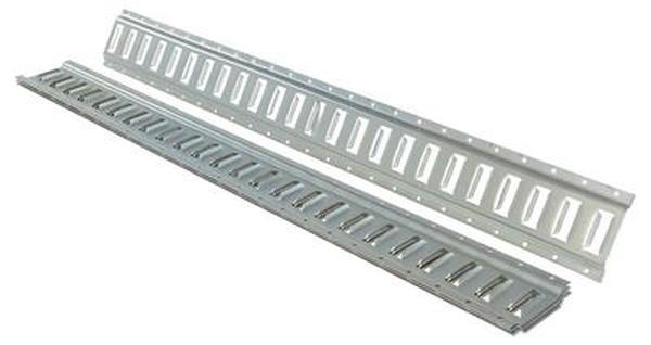 E-TRK-4-ZN-4PK 4 ft. Steel Zinc Plated E-Track - Gray - Pack of 4