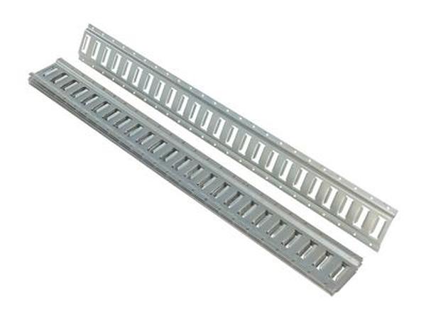 E-TRK-4-ZN-6PK 4 ft. Steel Zinc Plated E-Track - Gray - Pack of 6