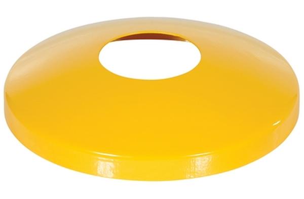 DOME-4.5-BOX Steel Protective Dome Cover for 4.5 In. Bollards - Yellow