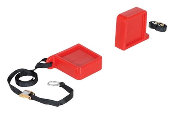 FPU-TK-45-RD 5.62 x 0.75 in. Thick Polyurethane Fork Tip Protector - Red