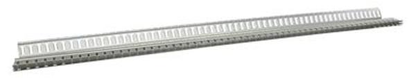 10 ft. Steel Zinc Plated E-Track - Gray - Pack of 6 - Durable Cargo Support