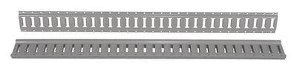E-TRK-5-GY-6PK 5 ft. Steel E-Track - Gray - Pack of 6