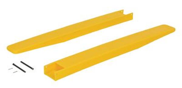 F5-42 5 x 42 in. Polyethylene Fork Blade Protectors - Yellow