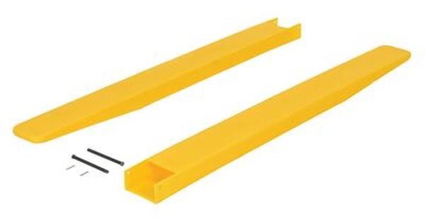 F5-48 5 x 48 in. Polyethylene Fork Blade Protectors - Yellow