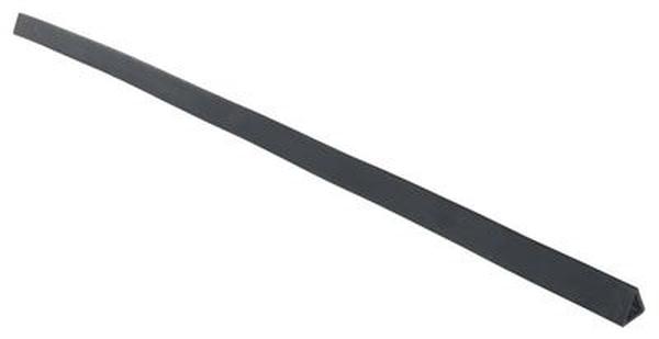 Triangular Rubber Bumper - Black - 120 x 3.62 x 3.75 in. - Heavy-Duty Protection