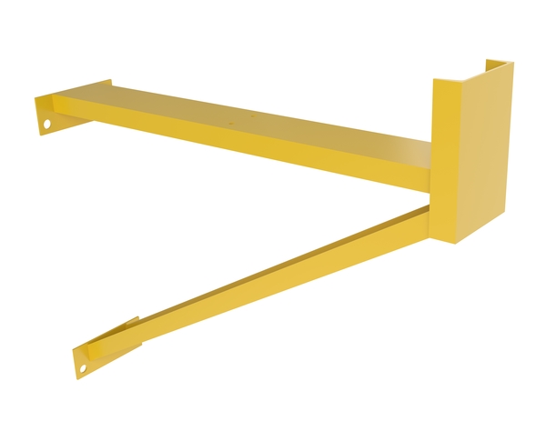 Picture of Vestil SGP-48 48 in. Steel Dock Shelter Guard Post - Yellow